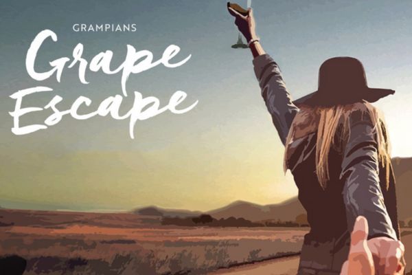 Grampians grape escape poster